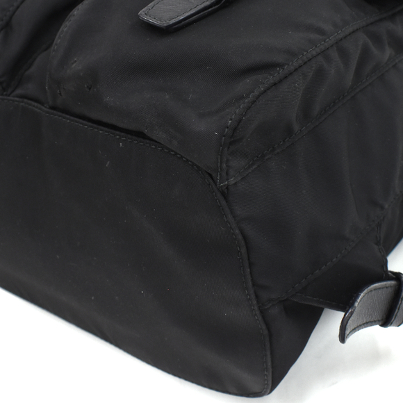 Prada Rucksack Backpack Triangle Plate Triangle Logo Nylon - Picture 6 of 8
